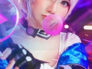 sally dorasnow多啦雪的赛博朋克写真，为啥觉得我快要穿越了呢？